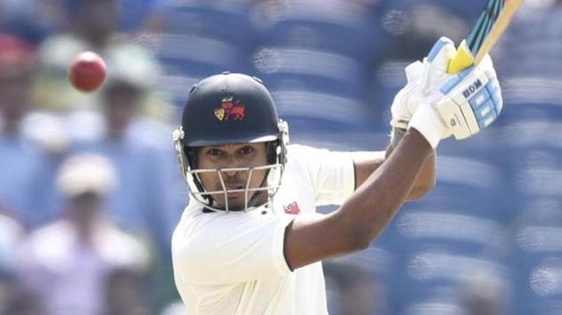 Shreyas Iyer remained unbeaten on 56 on Day 3 of Mumbai’s Ranji Trophy encounter against Tamil Nadu. (Hindustan Times) Shreyas Iyer remained unbeaten on 56 on Day 3 of Mumbai’s Ranji Trophy encounter against Tamil Nadu. (Hindustan Times)