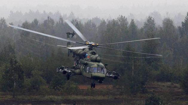 An Mi-8 helicopter fell into the sea, 800km north of Norway’s mainland. (REUTERS file photo) An Mi-8 helicopter fell into the sea, 800km north of Norway’s mainland. (REUTERS file photo)