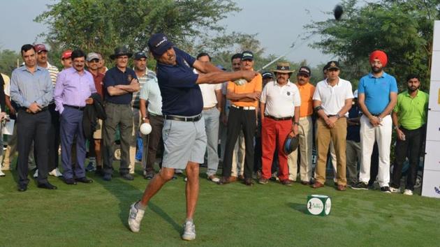 Cricket legend Kapil Dev was the guest of honour at the tournament which was inaugurated on Thursday. Cricket legend Kapil Dev was the guest of honour at the tournament which was inaugurated on Thursday.
