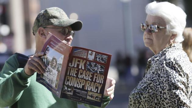 A vendor shows a magazine talking about theories surrounding the killing of former US president John J Kennedy. On Thursday, long-secret files related to the assassination are expected to be released. (AP photo) A vendor shows a magazine talking about theories surrounding the killing of former US president John J Kennedy. On Thursday, long-secret files related to the assassination are expected to be released. (AP photo)