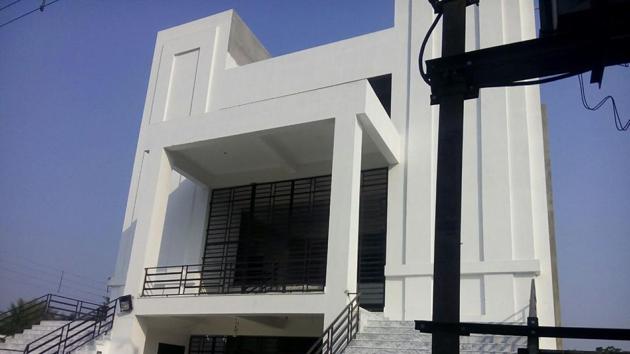 EKWMA concluded that the construction was raised on farmland, which is illegal, and was also done without permission from the EKWMA and civic authorities. (HT PHOTO) EKWMA concluded that the construction was raised on farmland, which is illegal, and was also done without permission from the EKWMA and civic authorities. (HT PHOTO)