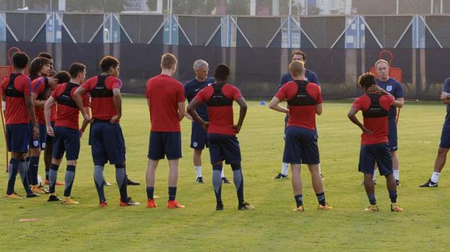 This is the first time England have reached the final of the FIFA U-17 World Cup. (Samir Jana/HT PHOTO)