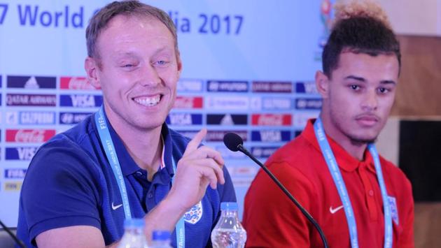 England coach Steve Cooper is looking forward to the first ever all-European FIFA U-17 World Cup final. (Samir Jana/HT PHOTO)