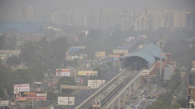 Kaushambi is one of the three most polluted areas in the NCR, according to the Environment Pollution Control Authority. (Sakib Ali/HT Photo) Kaushambi is one of the three most polluted areas in the NCR, according to the Environment Pollution Control Authority. (Sakib Ali/HT Photo)