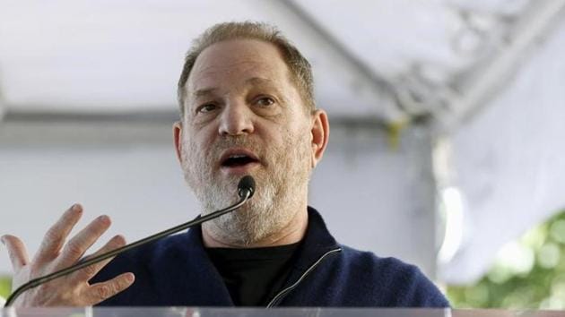Producer Harvey Weinstein speaks at the ceremony for the unveiling of the star for Italian composer Ennio Morricone on the Hollywood Walk of Fame in Hollywood.