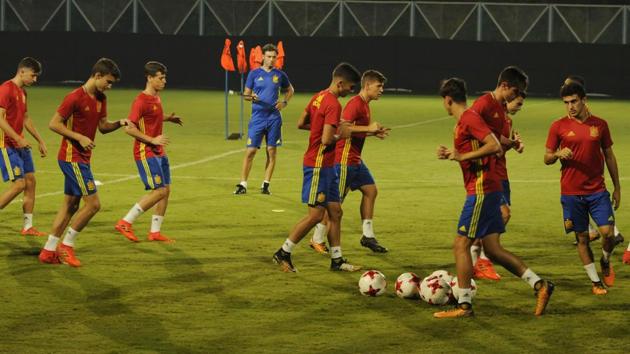 Spain had also reached the final in 1991, 2003 and 2007. (Samir Jana/HT PHOTO)