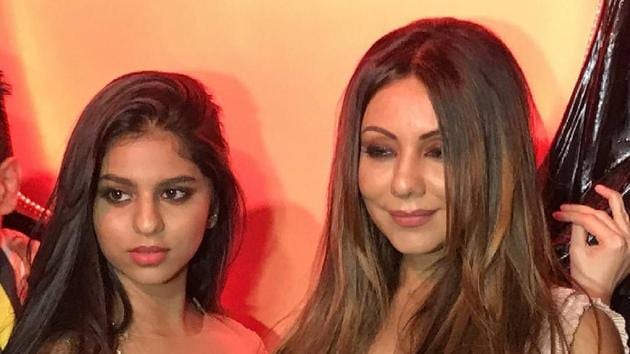 Suhana and Gauri Khan were spotted at a Halloween Party. (Instagram) Suhana and Gauri Khan were spotted at a Halloween Party. (Instagram)