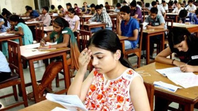 Students write their entrance exam for MBBS at the PGI campus in Rohtak. (HT File/Representational Photo) Students write their entrance exam for MBBS at the PGI campus in Rohtak. (HT File/Representational Photo)