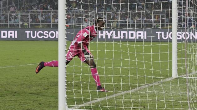A howler by Mali's Alkalifa Coulibaly led to Brazil’s first goal. (AP)