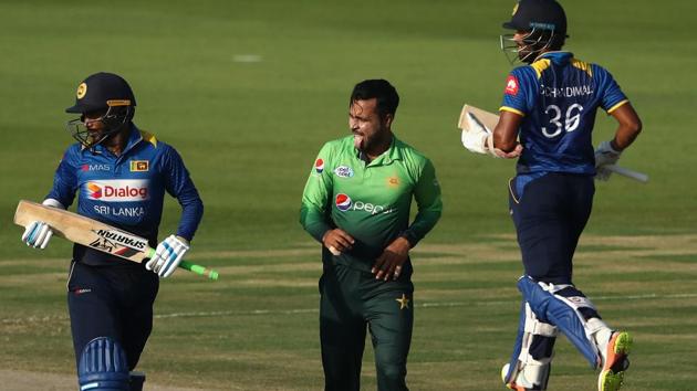 Faheem Ashraf became the first Pakistan bowler and sixth overall to take a hat-trick in Twenty20 Internationals as Sarfraz Ahmed’s side took an unassailable 2-0 lead in the series against Sri Lanka. (Getty Images) Faheem Ashraf became the first Pakistan bowler and sixth overall to take a hat-trick in Twenty20 Internationals as Sarfraz Ahmed’s side took an unassailable 2-0 lead in the series against Sri Lanka. (Getty Images)