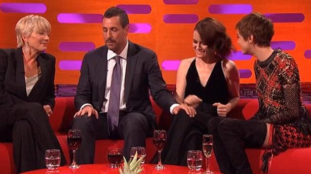 Fans are angry at Adam Sandler for repeatedly touching The Crown’s