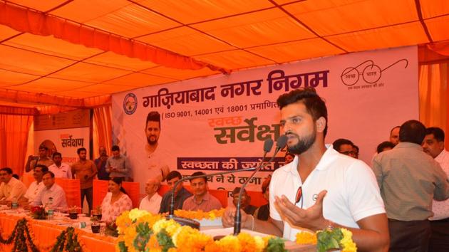 Raina expressed concerns over the prevailing pollution level, especially after Diwali. (Umesh Joshi/HT)