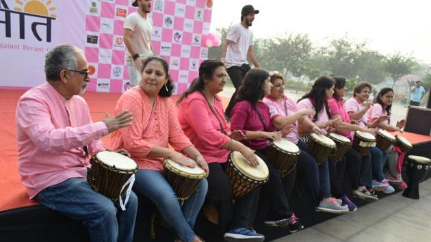 The participants danced, exercised and took part in fun activities. The participants danced, exercised and took part in fun activities.