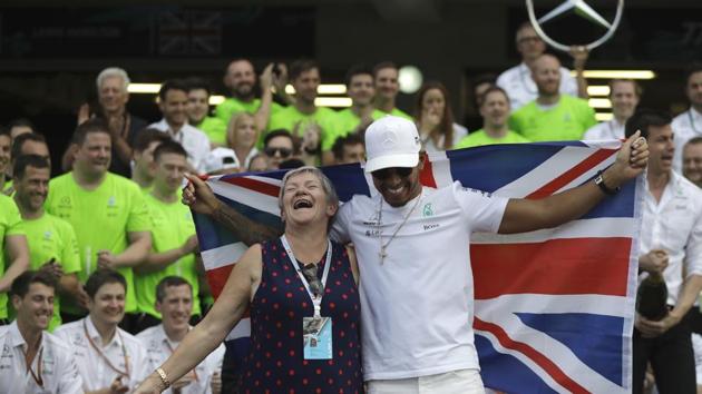 Hamilton had become the youngest world champion in 2008 and he followed it up with titles in 2014 and 2015 (AP)