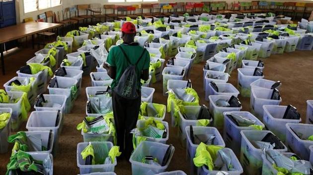 Ballot boxes and election materials are seen at a tallying centre in Kisumu, Kenya. Thursday’s presidential re-run was ordered by Kenya’s Supreme Court after it overturned Kenyatta’s August victory over ‘irregularities’ in the transmission of votes and claims that the results were electronically tampered. When the Independent Electoral and Boundaries Commission failed to provide the court with access to its computer servers, it ruled the results were fraudulent and ordered a rerun within 60 days. (Baz Ratner / REUTERS) 