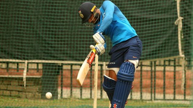 Manish Pandey sweating it out during the net sessions. (TWITTER)