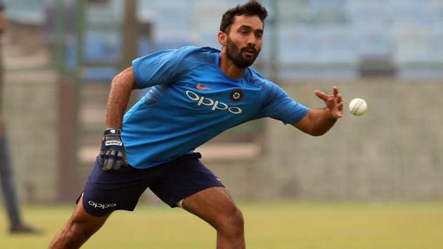 Dinesh Karthik had a good run of form during the ODI series. (TWITTER)
