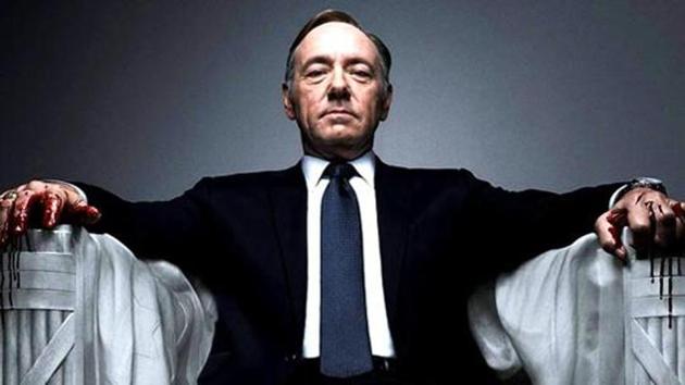 Kevin Spacey stars in hit Netflix TV series House of Cards.