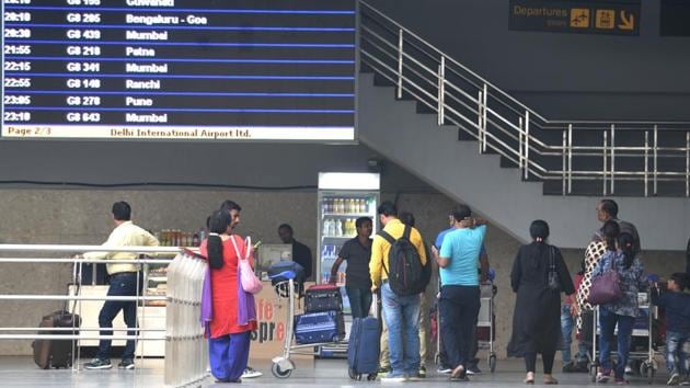 A view of the T2 terminal at Delhi airport (Sanchit Khanna/HT File Photo) A view of the T2 terminal at Delhi airport (Sanchit Khanna/HT File Photo)