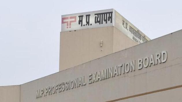 The Madhya Pradesh Professional examination board (Vyapam) building in Bhopal.(HT File Photo) The Madhya Pradesh Professional examination board (Vyapam) building in Bhopal.(HT File Photo)