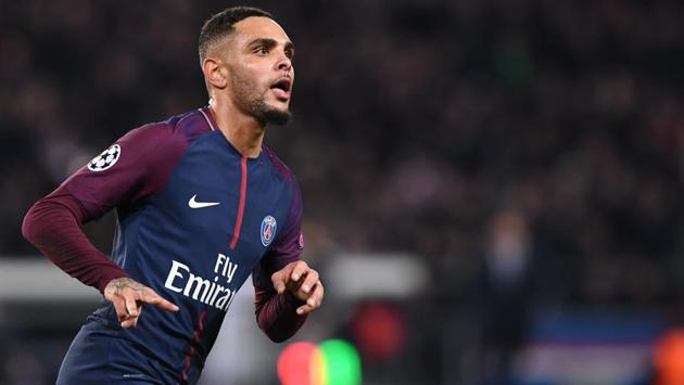 Paris Saint-Germain defender Layvin Kurzawa scored a hat-trick too! The Paris club became the first club to qualify for the UEFA Champions League knockouts. (AFP)