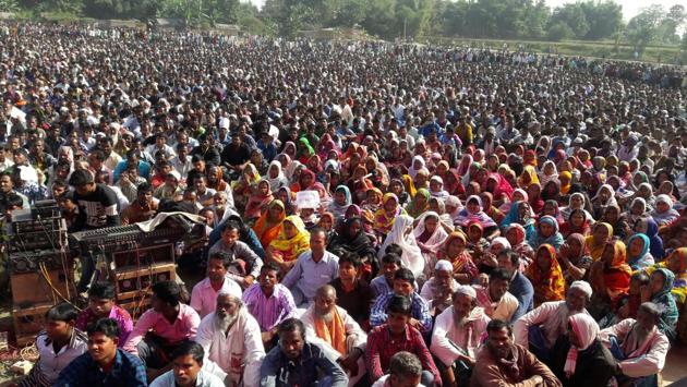 A rally by All Assam Minority Students’ Union in western Assam on the National Register of Citizens. The NRC is being updated specifically in Assam under the supervision of the Supreme Court to weed out illegal immigrants.(HT File Photo) A rally by All Assam Minority Students’ Union in western Assam on the National Register of Citizens. The NRC is being updated specifically in Assam under the supervision of the Supreme Court to weed out illegal immigrants.(HT File Photo)