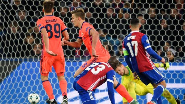 CSKA Moscow celebrated a 2-1 win over Swiss football club FC Basel at Saint Jakob-Park Stadium in Basel. (AFP)