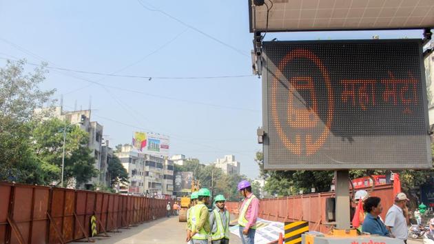 While the PMC has the ownership of the Metro project, Maha Metro is the executing body for the metro rail project. (Sanket Wankhade/HT PHOTO) While the PMC has the ownership of the Metro project, Maha Metro is the executing body for the metro rail project. (Sanket Wankhade/HT PHOTO)