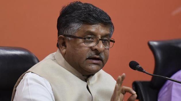 Union minister Ravi Shankar Prasad said the BJP has maintained that people can voluntarily convert but there should be no use of inducement, allurement or fear. (Ravi Choudhary/HT File Photo) Union minister Ravi Shankar Prasad said the BJP has maintained that people can voluntarily convert but there should be no use of inducement, allurement or fear. (Ravi Choudhary/HT File Photo)