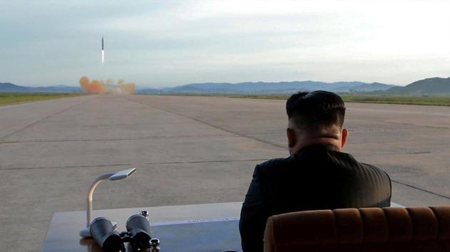 FILE PHOTO: North Korean leader Kim Jong Un watches the launch of a Hwasong-12 missile in this undated photo released by North Korea's Korean Central News Agency on September 16, 2017. (REUTERS) FILE PHOTO: North Korean leader Kim Jong Un watches the launch of a Hwasong-12 missile in this undated photo released by North Korea's Korean Central News Agency on September 16, 2017. (REUTERS)