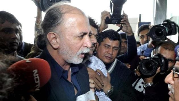 Former Tehelka editor Tarun Tejpal is accused of sexually assaulting a former junior colleague during an event at Goa in November 2013.(Vipin Kumar/ HT Photo)