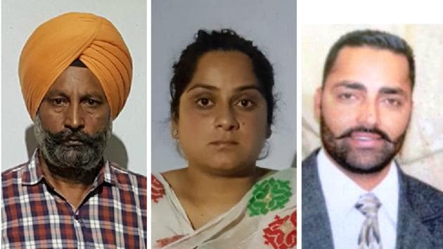 (Left to right) Accused AJS Rupa Singh and constable Karanjot Sharma, ang gangster Neeta Deol. (Left to right) Accused AJS Rupa Singh and constable Karanjot Sharma, ang gangster Neeta Deol.