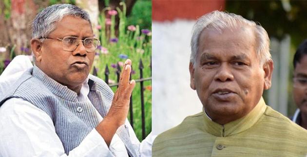AT LOGGERHEADS: Dalit leaders Uday Narayan Choudhary (left) and Jitan Ram Manjhi. (File photo) AT LOGGERHEADS: Dalit leaders Uday Narayan Choudhary (left) and Jitan Ram Manjhi. (File photo)