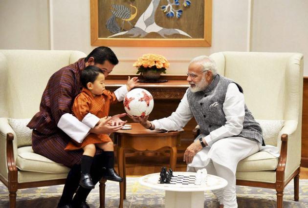 India can’t get enough of the one-year-old Bhutan Crown Prince. (PTI) India can’t get enough of the one-year-old Bhutan Crown Prince. (PTI)