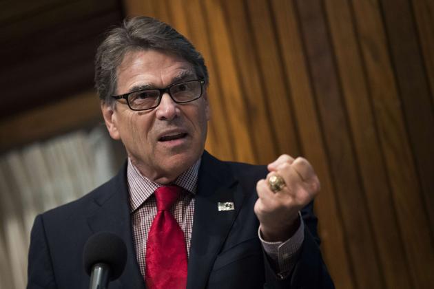 File photo of US energy secretary Rick Perry. (AFP) File photo of US energy secretary Rick Perry. (AFP)