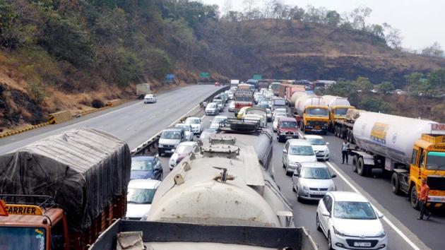 One of the biggest problems on the expressway is heavy vehicles, which have to, as per rules, drive in the third lane, but they invariably use all three lanes, slowing down other vehicles.