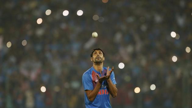 Ashish Nehra played his final cricket match at the Feroz Shah Kotla against New Zealand in a Twenty20 International.  (AP) 