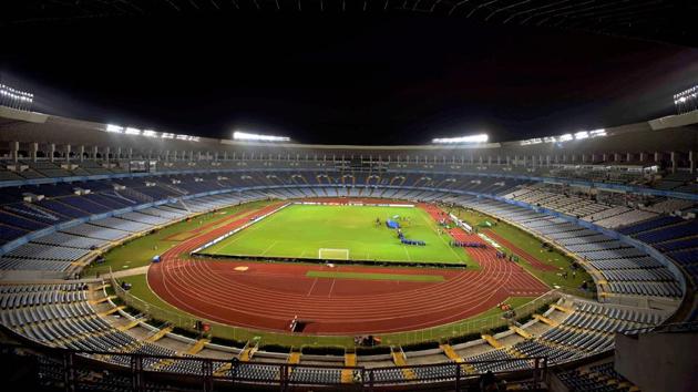 The Vivekananda Yuva Bharati Krirangan in Kolkata will host the final of the 2017/18 Indian Super League final.(PTI)