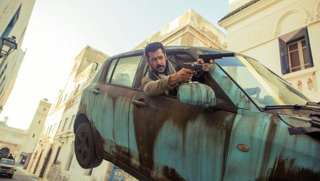 Salman Khan in a scene from Tiger Zinda Hai. (Twitter) Salman Khan in a scene from Tiger Zinda Hai. (Twitter)