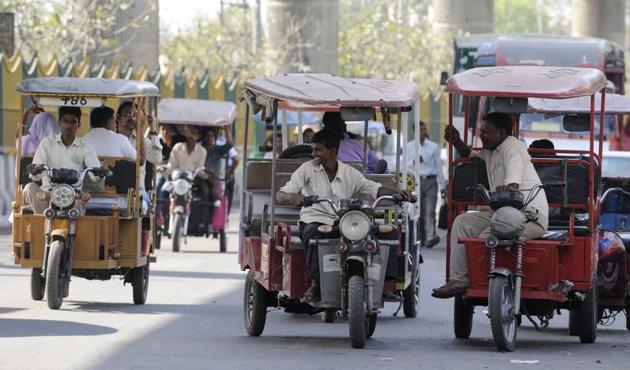 Rickshaws are not why the roads in so many of our cities are clogged. The roads are clogged because Indian cities, by and large, do not have reliable public transport systems and there are too many cars on the roads (Sunil Ghosh / Hindustan Times) Rickshaws are not why the roads in so many of our cities are clogged. The roads are clogged because Indian cities, by and large, do not have reliable public transport systems and there are too many cars on the roads (Sunil Ghosh / Hindustan Times)