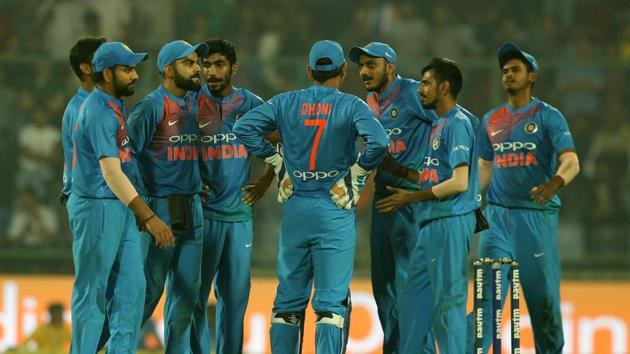 Virat Kohli’s Indian cricket team will be eyeing their maiden Twenty20 International series against New Zealand after breaking the jinx at the Feroz Shah Kotla.(BCCI) Virat Kohli’s Indian cricket team will be eyeing their maiden Twenty20 International series against New Zealand after breaking the jinx at the Feroz Shah Kotla.(BCCI)