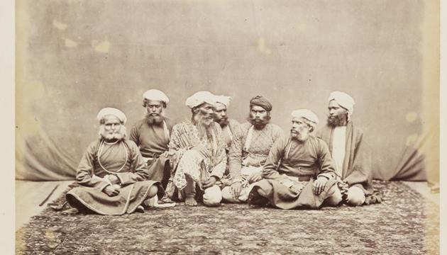 A group of Thuggees in 1894. They were organised gangs of criminals who preyed on trade caravans and wealthy travellers. The Criminal Tribes Act, 1931, was created to bring such groups to account SSPL via Getty Images(SSPL via Getty Images)