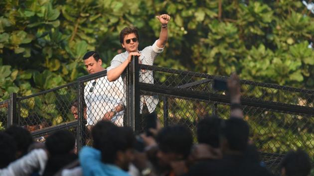 Shah Rukh Khan greets fans on his 52nd birthday. Shah Rukh Khan greets fans on his 52nd birthday.