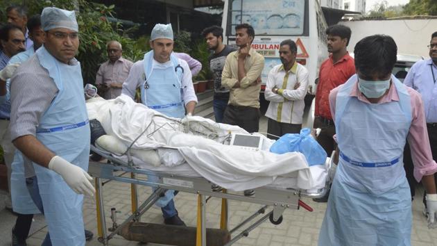 A probe team of the Uttar Pradesh labour department on Friday blamed gross negligence on the part of the NTPC for Wednesday’s explosion in its Unchahar plant. Over 30 people were killed in the blast.(HT File Photo) A probe team of the Uttar Pradesh labour department on Friday blamed gross negligence on the part of the NTPC for Wednesday’s explosion in its Unchahar plant. Over 30 people were killed in the blast.(HT File Photo)