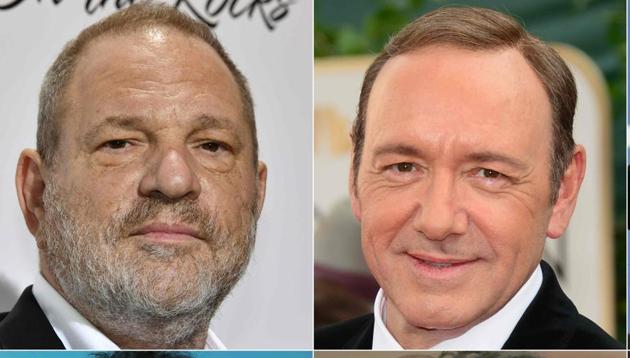 Accusations of sexual assault against movie producer Harvey Weinstein opened the floodgates to accusations against other entertainment figures including Kevin Spacey. Possible investigations have started against both.(AFP)