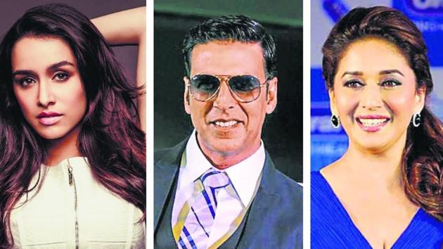Actors Shraddha Kapoor, Akshay Kumar, and Madhuri Dixit are all doing films that come under the regional cinema umbrella. Actors Shraddha Kapoor, Akshay Kumar, and Madhuri Dixit are all doing films that come under the regional cinema umbrella.