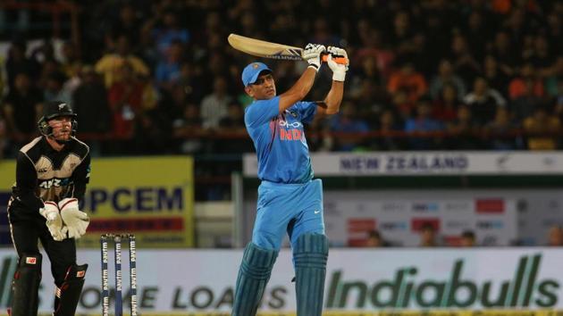 MS Dhoni gave him good support as India maintained a healthy rate of scoring. (BCCI) MS Dhoni gave him good support as India maintained a healthy rate of scoring. (BCCI)