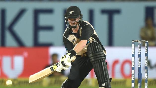 Colin Munro’s brilliant knock guided New Zealand to a 40-run win over India in the second T20 at Rajkot on Saturday.(AFP)