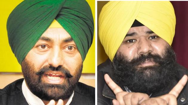 Sukhpal Khaira and Himmat Singh Shergill. (HT Photo) Sukhpal Khaira and Himmat Singh Shergill. (HT Photo)
