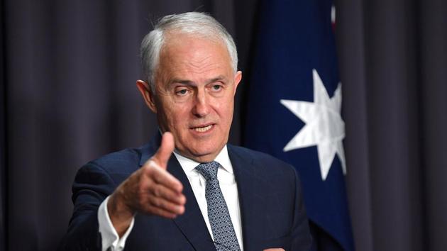 Australia's Prime Minister Malcolm Turnbull at a news conference at Parliament House in Canberra, Australia, on Monday (REUTERS) Australia's Prime Minister Malcolm Turnbull at a news conference at Parliament House in Canberra, Australia, on Monday (REUTERS)